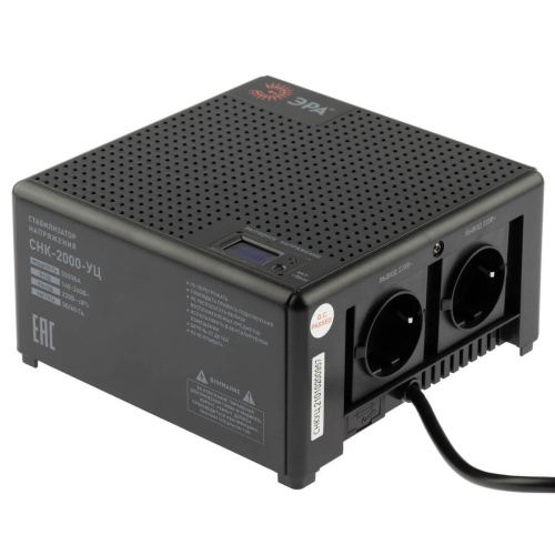 Стабилизатор напряжения ЭРА СНК-2000-УЦ Б0051112 Стабилизатор напряжения ЭРА СНК-2000-УЦ Б0051112