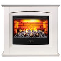 Электрокамин RealFlame Canada 25,5 WT белый с очагом 3D Firestar 25,5