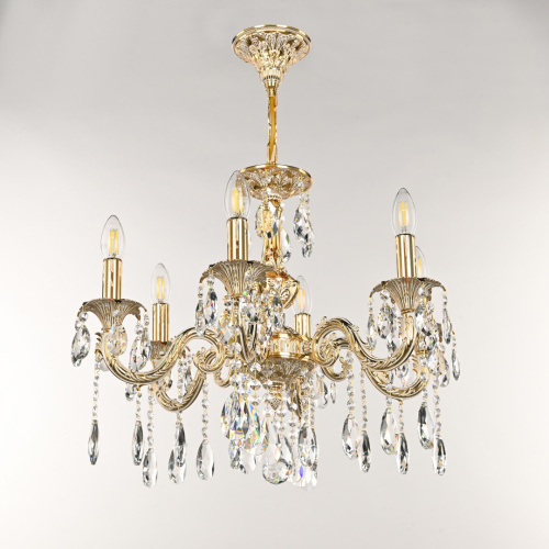 Люстра с хрустальными подвесками AL79101/6/175 A GW Bohemia Ivele Crystal (Богемия Ивеле Кристалл) фото 5