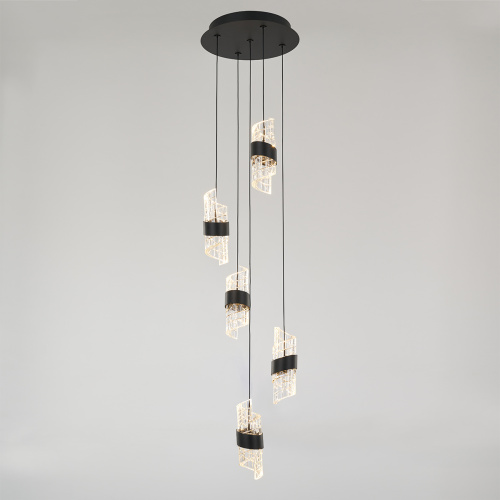 Подвесной светильник MD23001022-5A matt black фото 3