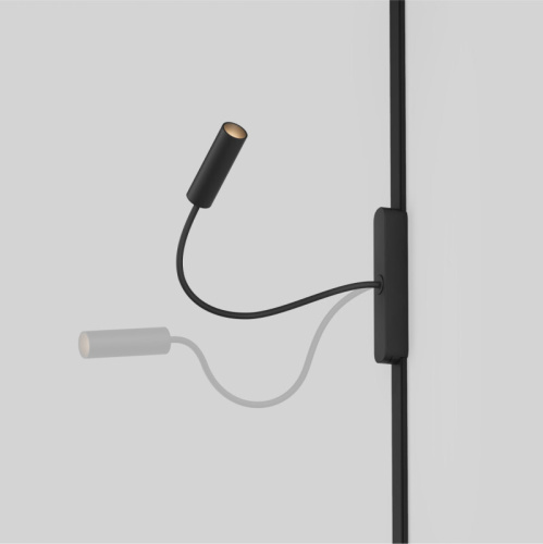 DK5313-BK Светильник для трека Air, серия Spot 3000 со светодиодом, ?26*495мм, 48V DC, 2W, RA?90, 24°, 3000K, IP20, черный, алюминий фото 6