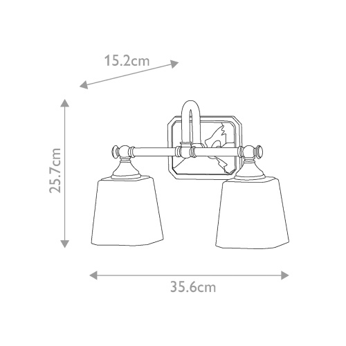 Бра для ванных комнат Feiss, Арт. FE-CONCORD2-BATH фото 7