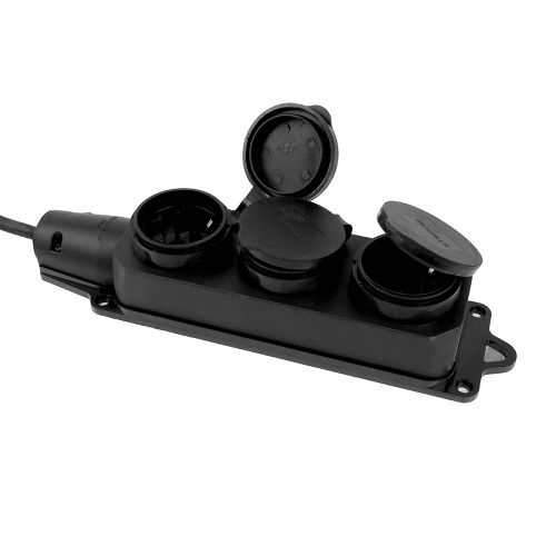 PRF03-31-3-20 Удлинитель 3-местный с/з КГ 3*1,5мм2, IP44, 20м, 16A, серия Professional фото 5 PRF03-31-3-20 Удлинитель 3-местный с/з КГ 3*1,5мм2, IP44, 20м, 16A, серия Professional фото 5