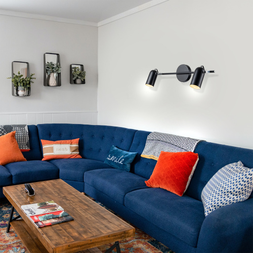 Настенно-потолочный свет Escada 696/2A E14*40W Black/Chrome фото 2 Настенно-потолочный свет Escada 696/2A E14*40W Black/Chrome фото 2