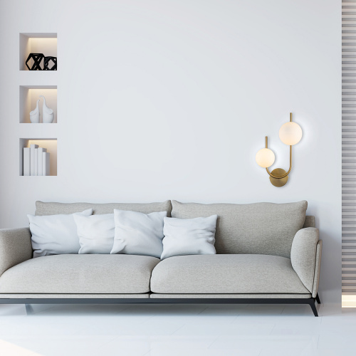 Настенный светильник Escada 642/2A G9*40W Brass фото 2 Настенный светильник Escada 642/2A G9*40W Brass фото 2