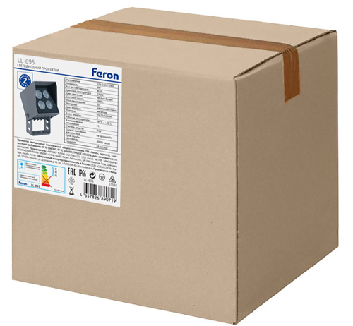Светодиодный светильник ландшафтно-архитектурный Feron LL-895  AC220-240 4W 2700K IP66 квадрат фото 5