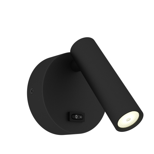 ST161.401.05 Светильник настенный ST-Luce Черный/Черный LED 1*5W 3000K Настенные светильники фото 2