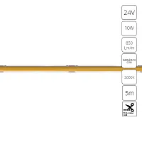 Светодиодная лента 24V 10W/m 3000К 5м IP20 Arte Lamp LANE A2432005-01-3K