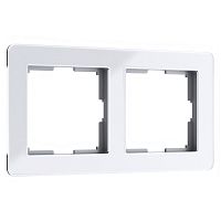 Рамка из акрила на 2 поста Acrylic белый W0022701