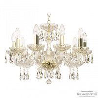 Люстра хрустальная 117/10/195 G Bohemia Ivele Crystal (Богемия Ивеле Кристалл)