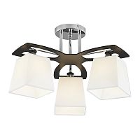 Потолочный светильник Escada 1116/3PL E27*60W Chrome/Black/White