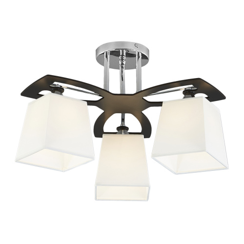 Потолочный светильник Escada 1116/3PL E27*60W Chrome/Black/White Потолочный светильник Escada 1116/3PL E27*60W Chrome/Black/White