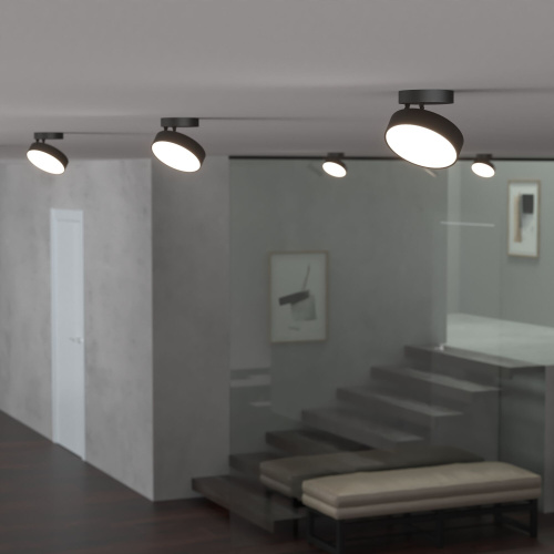 Накладной светодиодный светильник Pila черный 25135/LED фото 2 Накладной светодиодный светильник Pila черный 25135/LED фото 2