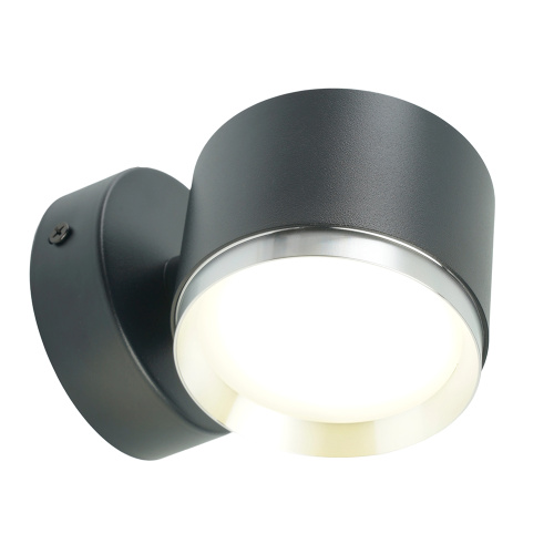 Светильник  настенный Feron HL4598  Barrel DUET 12W, 230V,GX53, черный + хром IP20 фото 6