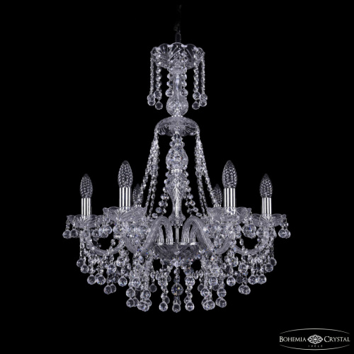 Люстра хрустальная 1409/6/195/XL-68 Ni Люстра хрустальная 1409/6/195/XL-68 Ni