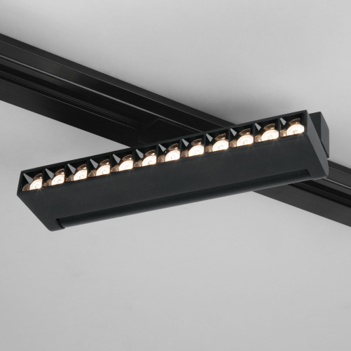 Трековый светодиодный светильник для однофазного шинопровода Garda черный 20 Вт 4200K 85018/01 фото 4