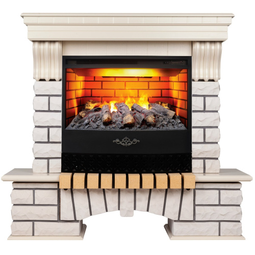 Электрокамин RealFlame Country WT с очагом 3D Firestar 25,5 Электрокамин RealFlame Country WT с очагом 3D Firestar 25,5