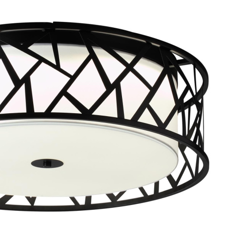 7700/60L AVRA LED SN 596 Светильник металл/ткань/стекло/белый/черный LED 60Вт 3000-6000K D600 IP20 пульт ДУ FABIANA фото 7 7700/60L AVRA LED SN 596 Светильник металл/ткань/стекло/белый/черный LED 60Вт 3000-6000K D600 IP20 пульт ДУ FABIANA фото 7