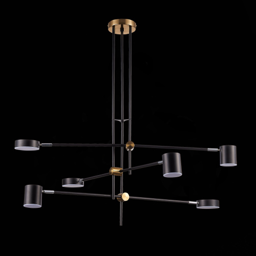 SL1604.432.06 Светильник потолочный ST-Luce Черный, Латунь/Черный LED 6*5W 3000K RODRIGO фото 4