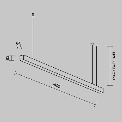 Линейный светильник Technical LL312022 фото 5