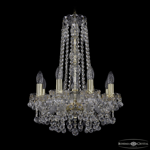Люстра хрустальная 1409/8/141/h-59 G Люстра хрустальная 1409/8/141/h-59 G