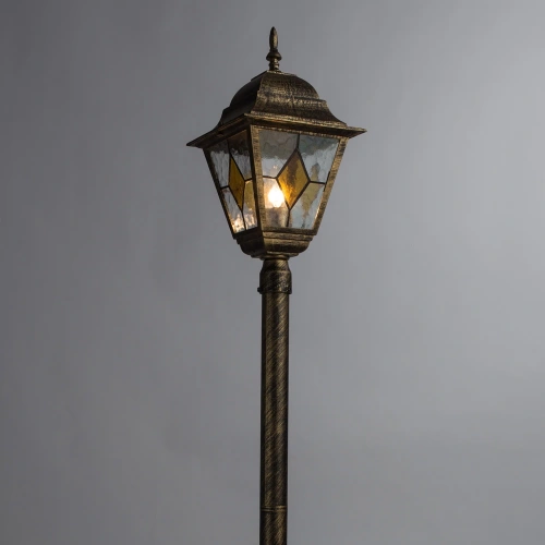 Парковый светильник Arte Lamp BERLIN A1016PA-1BN фото 2
