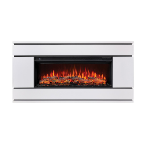 Каминокомплект VEGA/ВЕГА Белый матовый с очагом Электроочаг JOKER/ДЖАСПЕР 45