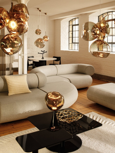 Настольная лампа Melt Cone Fat Bronze фото 2