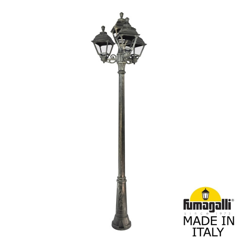 Fumagalli Садово-парковый фонарь FUMAGALLI RICU BISSO/CEFA 3+1 U23.157.S31.BXE27 Fumagalli Садово-парковый фонарь FUMAGALLI RICU BISSO/CEFA 3+1 U23.157.S31.BXE27