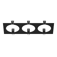 217837 Рамка INTERO 111 Triple QUADRO ЧЕРНЫЙ