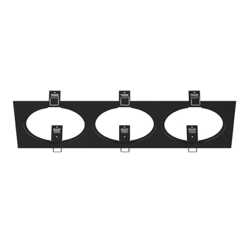 217837 Рамка INTERO 111 Triple QUADRO ЧЕРНЫЙ 217837 Рамка INTERO 111 Triple QUADRO ЧЕРНЫЙ