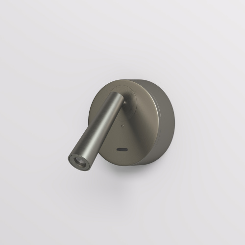 DK5072-DN Бра SHINE WALL со светодиодом, D104*H68, IP20, 3000К, 3W, RA?90, темный никель, алюминий фото 3