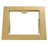 214513 Рамка DOMINO QUADRO MR16 ЗОЛОТО