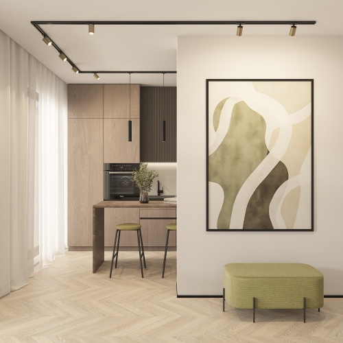 DK6210-BK Трековый светильник IP 20, 15 Вт, GU10, черный, алюминий фото 3