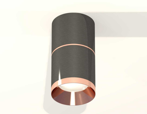 Комплект накладного светильника Ambrella light Techno Spot XS7403101 DCH/PPG черный хром/золото розовое полированное (C7403, A2073, C7403, N7035) фото 2