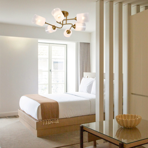 Светильник на штанге 150006/6R E27*60W Copper фото 2