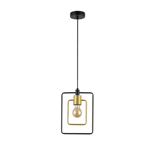 Подвесной светильник Escada 1165/1S E27*40W Black/Gold фото 2 Подвесной светильник Escada 1165/1S E27*40W Black/Gold фото 2