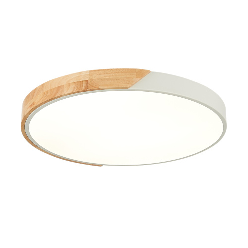 SLE200952-01 Светильник потолочный Белый, Светлое дерево/Белый LED 1*45W 3000K/4000K/6000K FESTA фото 4