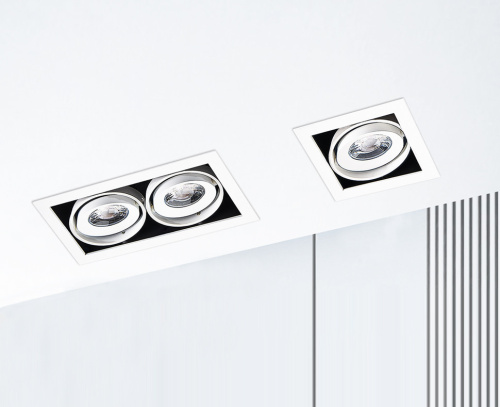 DL 3032 white 4000K светильник встраиваемый поворотный фото 7