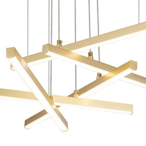Подвесной светодиодный светильник Indigo Paralleli 14017/5P Gold V000087L фото 4