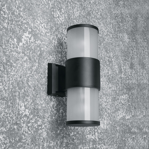 Светильник садово-парковый Feron DH0903,на стену вверх/вниз,  E27 230V, черный фото 4