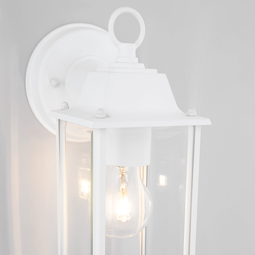 Уличный настенный светильник Brick белый IP33 1008D белый фото 2 Уличный настенный светильник Brick белый IP33 1008D белый фото 2