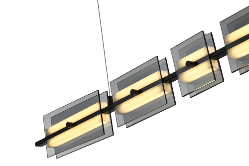 Люстра подвесная линейная черная LED 18Вт 103см Zortes LOFT ZRS.1802.100 фото 4 Люстра подвесная линейная черная LED 18Вт 103см Zortes LOFT ZRS.1802.100 фото 4