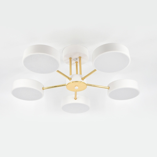 Светильник на штанге Escada 10262/5 LED*64W White/Gold фото 2 Светильник на штанге Escada 10262/5 LED*64W White/Gold фото 2