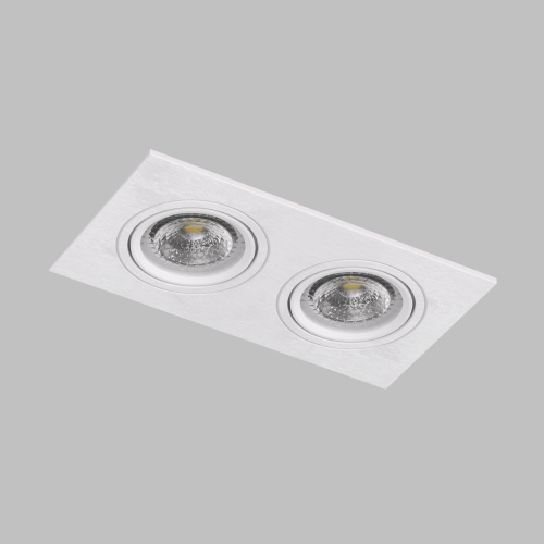 DK3022-WH Встраиваемый светильник, IP 20, 10 Вт, GU5.3, LED, белый, пластик фото 4