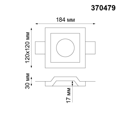 370479 SPOT NT19 635 белый гипс Встраиваемый под покраску светильник IP20 GU10 50W 220V YESO 370479 SPOT NT19 635 белый гипс Встраиваемый под покраску светильник IP20 GU10 50W 220V YESO