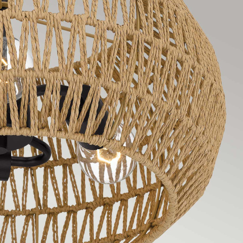 Потолочный светильник Quoizel, Арт. QZ-CASABLANCA-3SF-PBZ фото 4