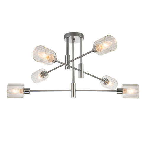 Светильник на штанге Escada 1140/6P E14*40W Silver/Chrome Светильник на штанге Escada 1140/6P E14*40W Silver/Chrome