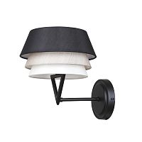 Настенный светильник Escada 10187/1A E27*60W Black/Beige/White