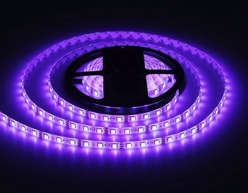 Комплект светодиодной ленты 12В 5050 60Led 14.4Вт/м Цветная RGB IP65 5м фото 5 Комплект светодиодной ленты 12В 5050 60Led 14.4Вт/м Цветная RGB IP65 5м фото 5
